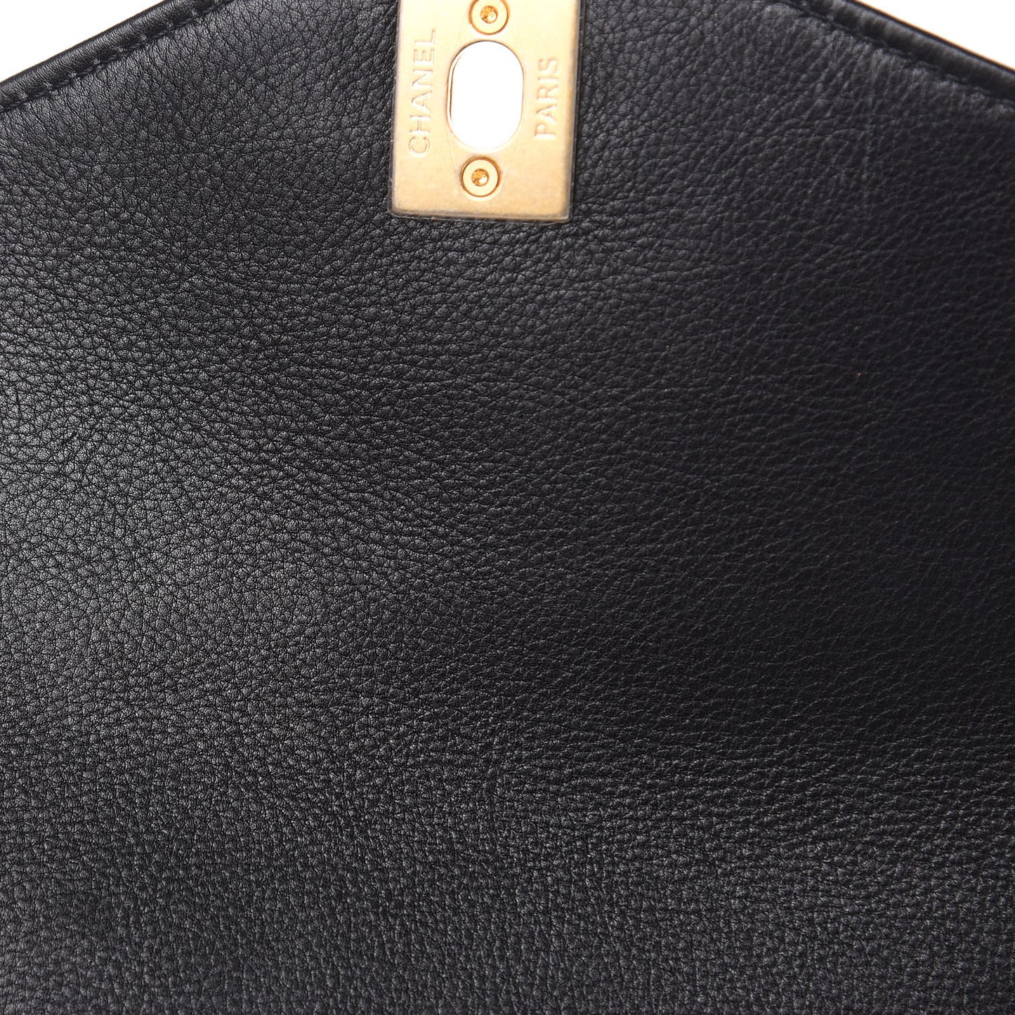 Calfskin Quilted Flap Waist Bag Black
