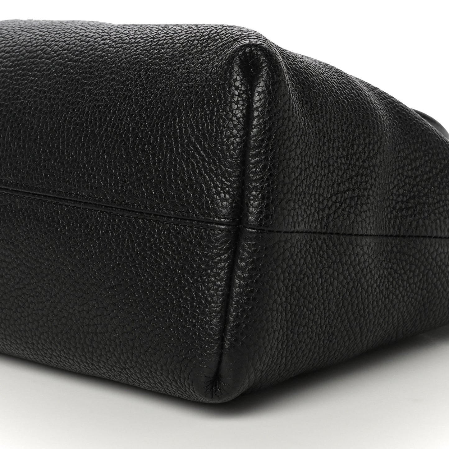 London Grainy Calfskin Medium Baynard Tote Black
