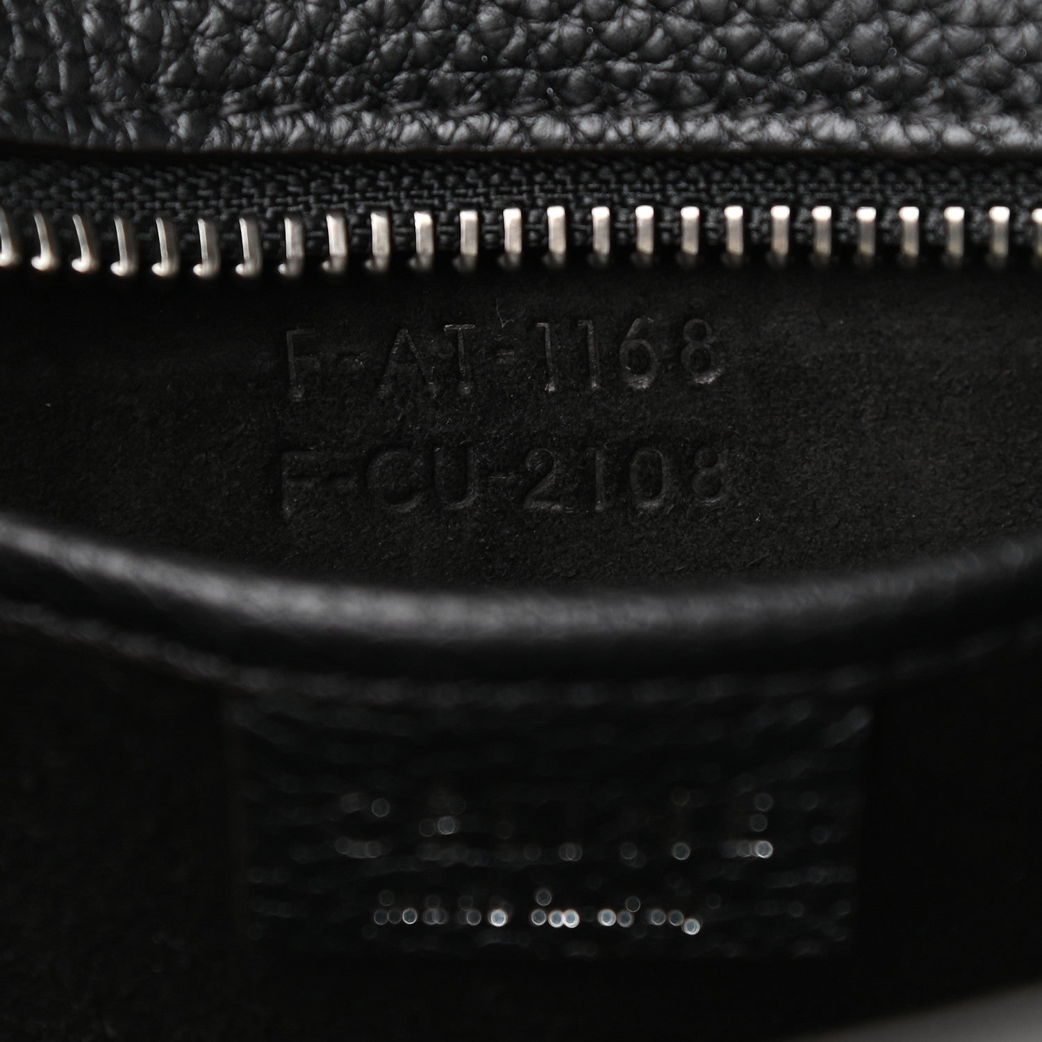 Celine Drummed Calfskin Nano Luggage Black 6 of 9