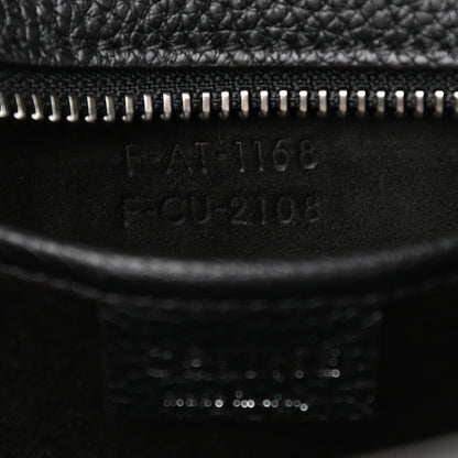 Celine Drummed Calfskin Nano Luggage Black 6 of 9