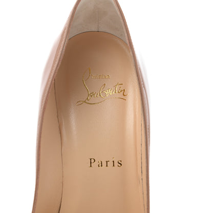 Christian Louboutin Patent Pigalle Follies 85 Pumps 36.5 Nude 5 of 9