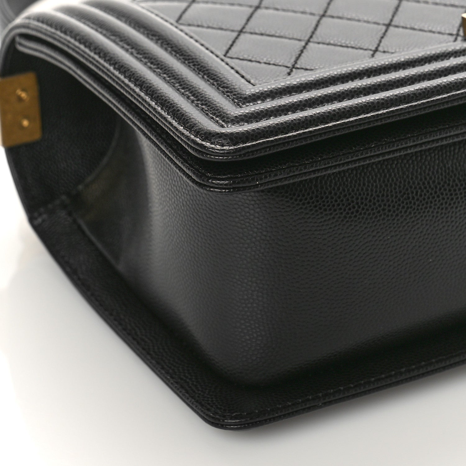 Chanel Caviar Quilted Medium Boy Flap Black 8 of 9