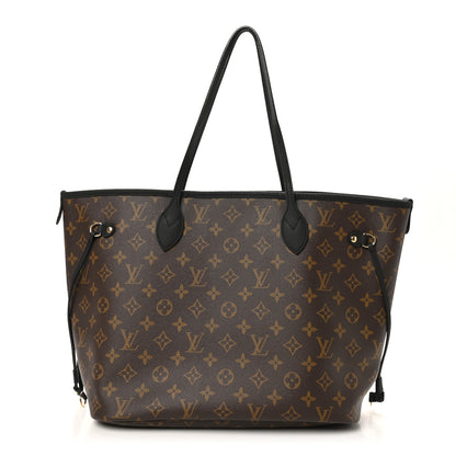 Louis Vuitton Monogram Calfskin Neo Neverfull Inside Out MM Black 1 of 15