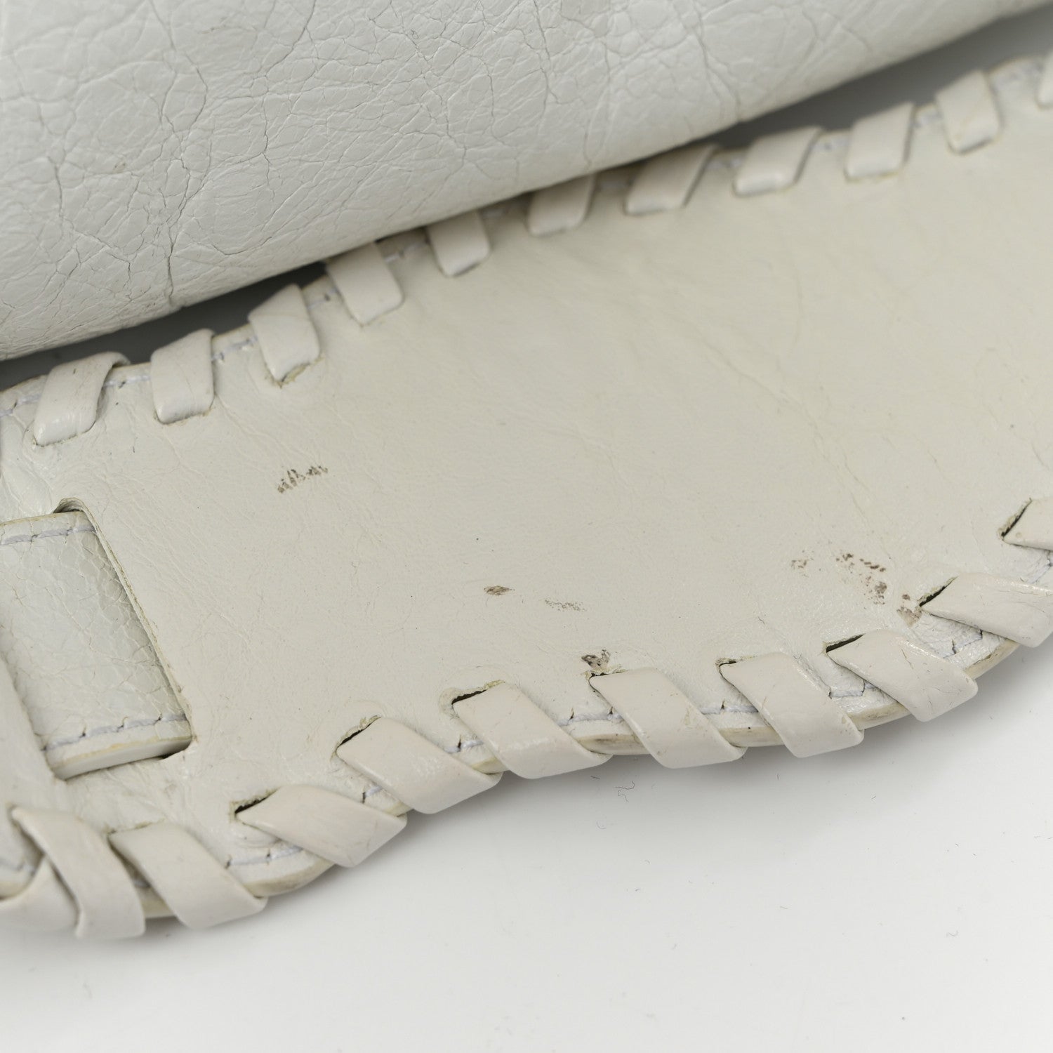 Balenciaga Agneau Arena Neo Cagole City Handbag Optic White 13 of 14