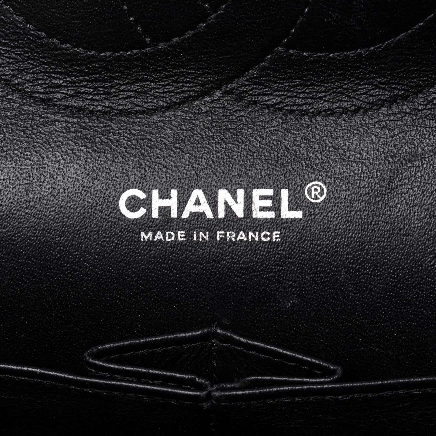 Chanel Sequin Tweed Jumbo Double Flap Black Grey 5 of 10