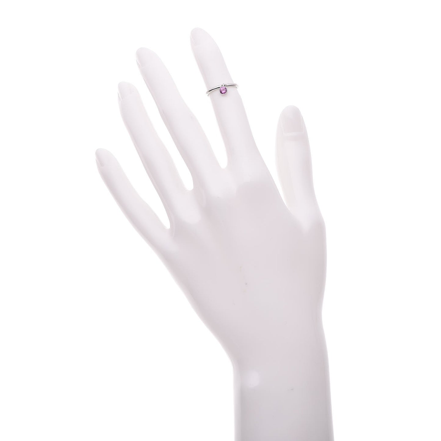 Platinum Sapphire Swing Dangle Ring 44 3