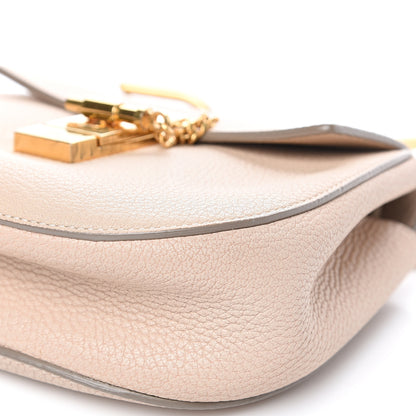 Chloe Grained Lambskin Mini Drew Shoulder Bag Biscotti Beige 10 of 13