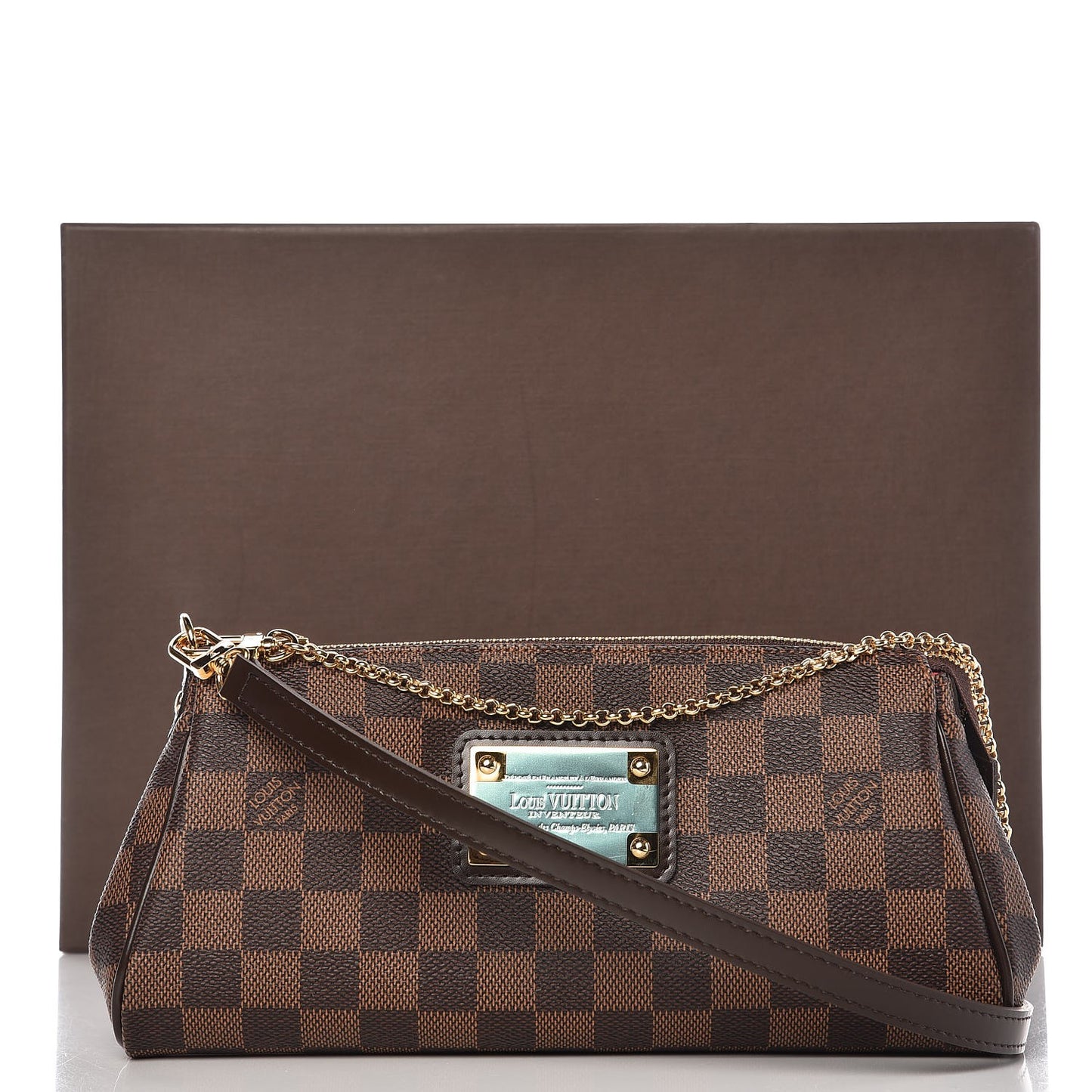 Damier Ebene Eva Clutch