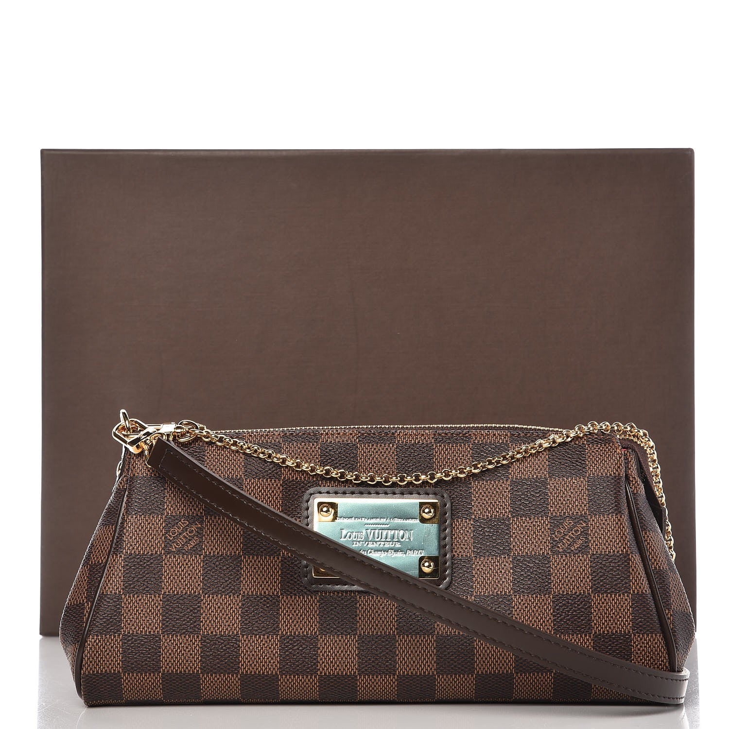 Louis Vuitton Damier Ebene Eva Clutch 7 of 7