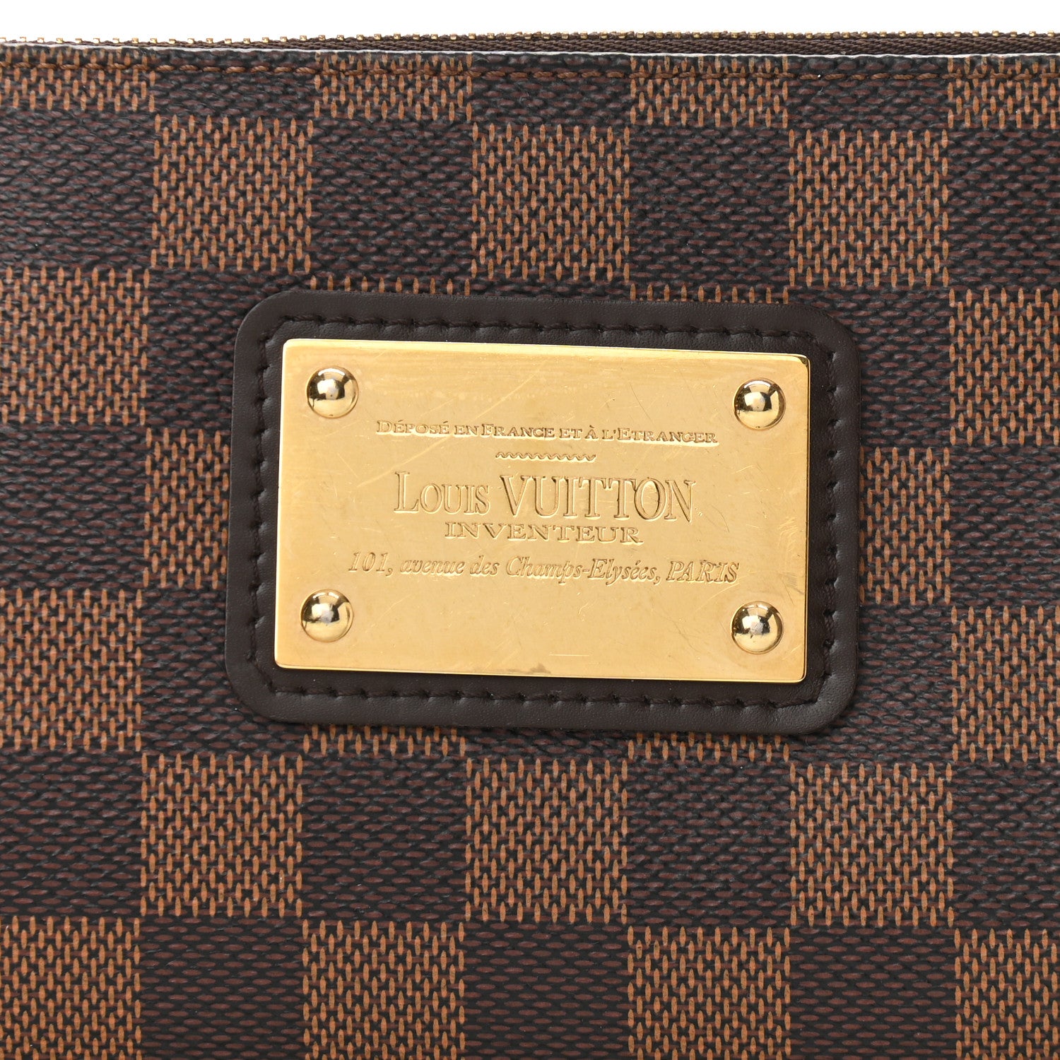 Louis Vuitton Damier Ebene Eva Clutch 9 of 11