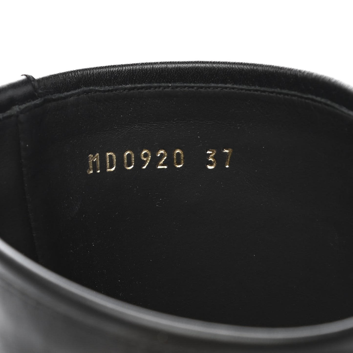 Calfskin Embossed Dior Quest 35mm Biker Boots 37 Black