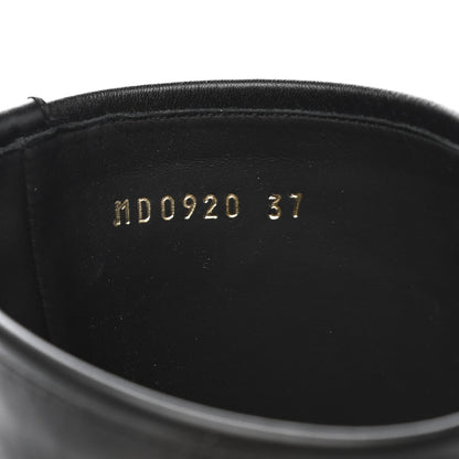 Christian Dior Calfskin Embossed Dior Quest 35mm Biker Boots 37 Black 8 of 8