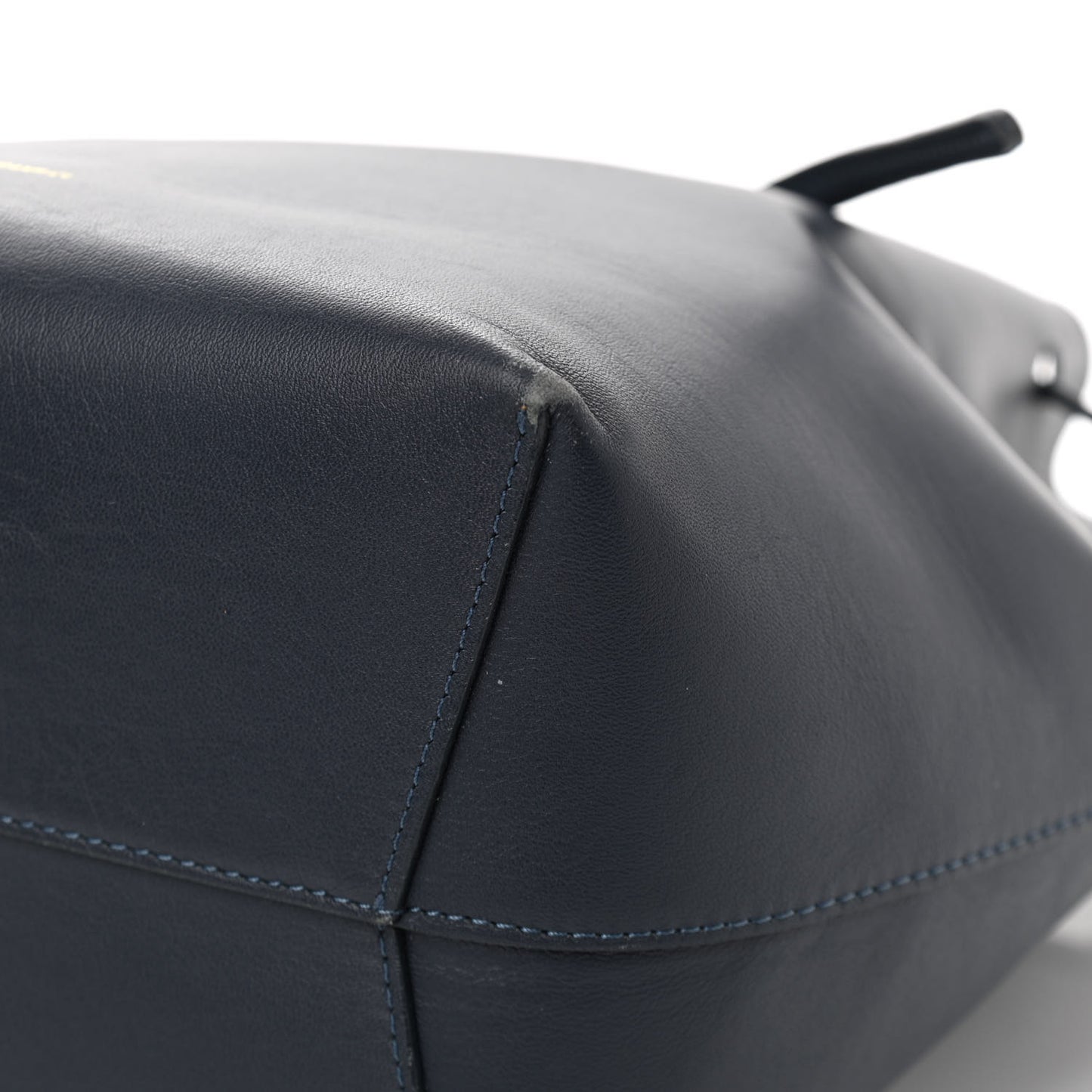 Calfskin Bucket Bag Blu