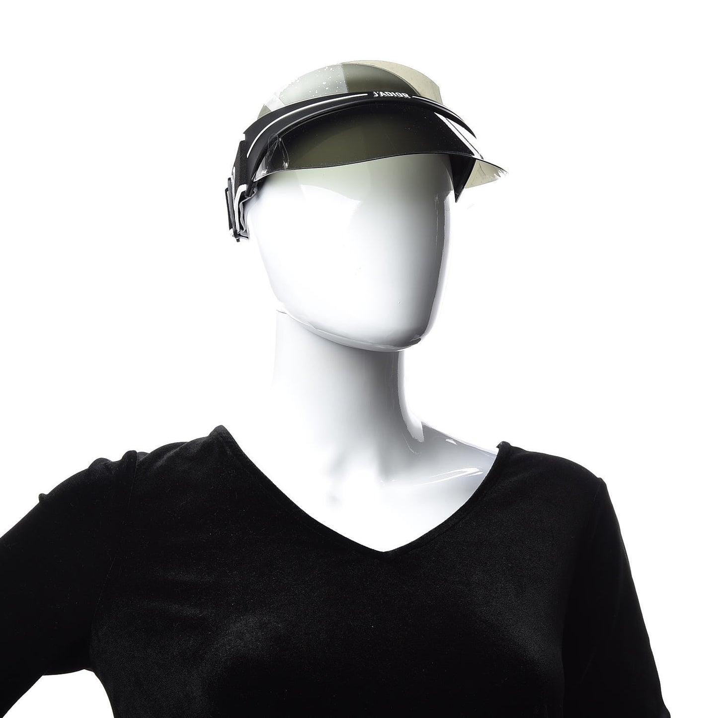 Mirrored DiorClub1 Sun Visor Black