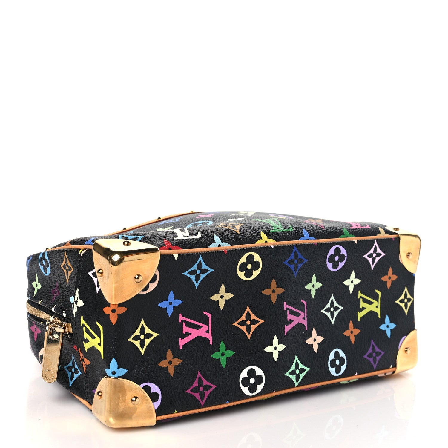 Louis Vuitton Monogram Multicolor Trouville Black 4 of 9
