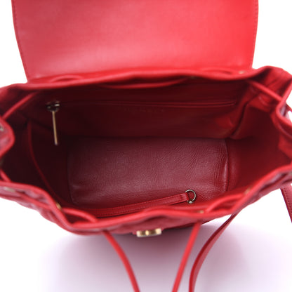 Chanel Caviar Quilted Filigree Backpack Red 5 of 11