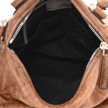 Givenchy Tumbled Sheepskin Medium Pandora Charcoal 5 of 12