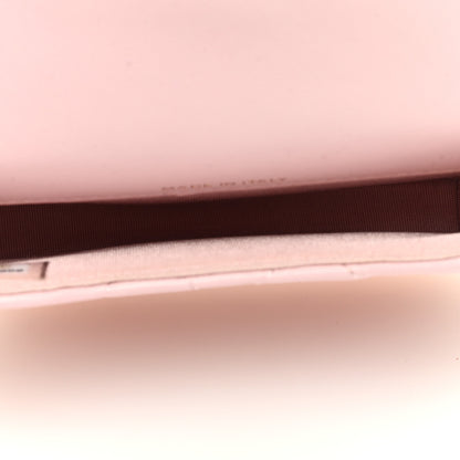 Chanel Calfskin Quilted About Pearls Card Holder Flap With Chain Light Pink 5 of 9