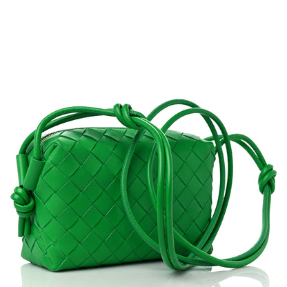 Bottega Veneta Nappa Intrecciato Mini Loop Camera Bag Parakeet 3 of 8