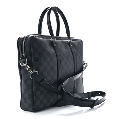 Louis Vuitton Damier Graphite Porte Documents Voyage PM 3 of 10