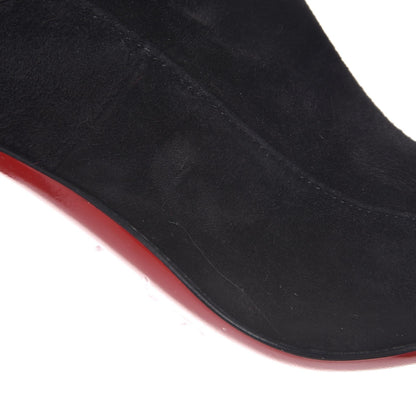 Christian Louboutin Veau Velours Stretch Gena 85 Bootie 36 Black 10 of 10