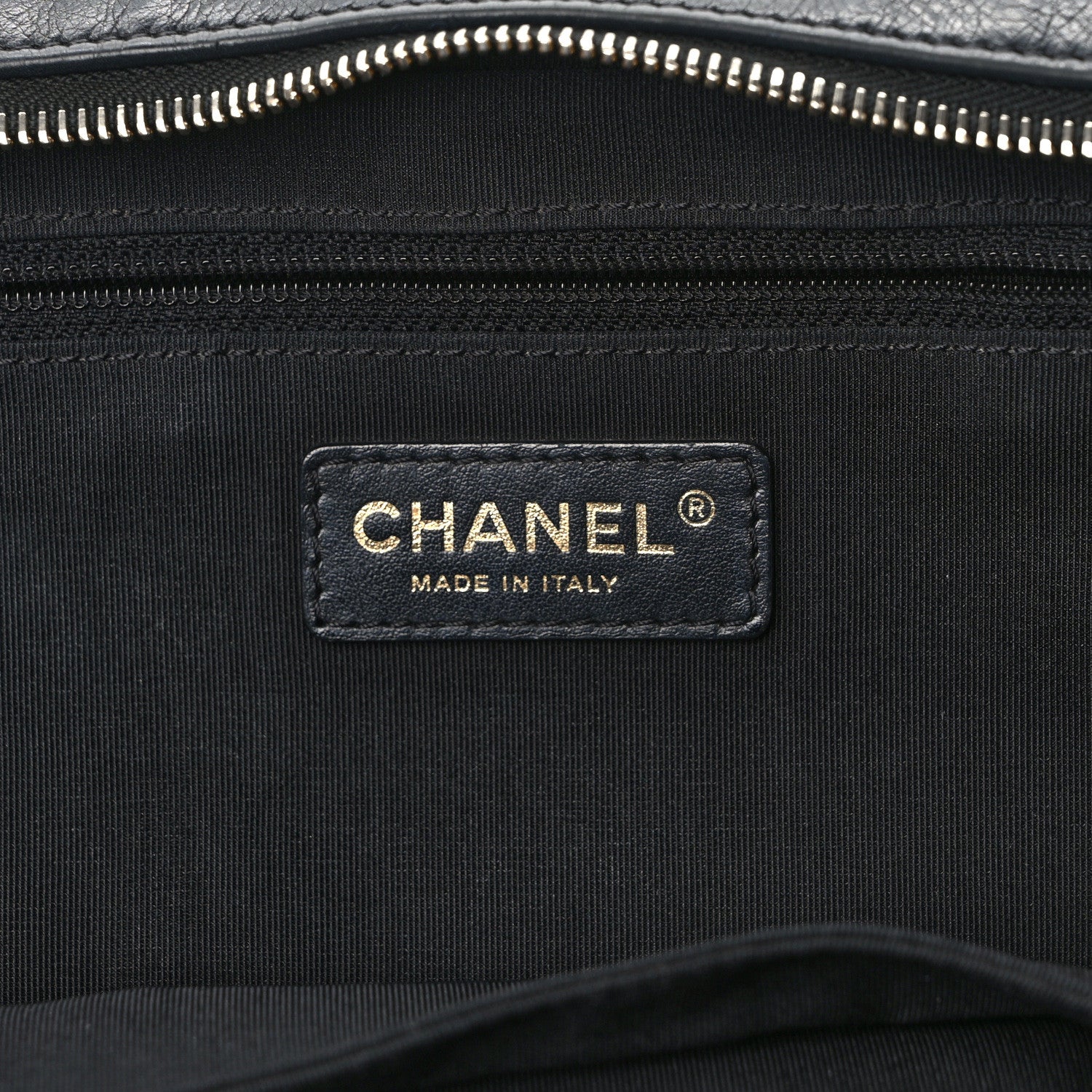Chanel Calfskin Quilted CC Medium Vanity Case Black 6 of 14