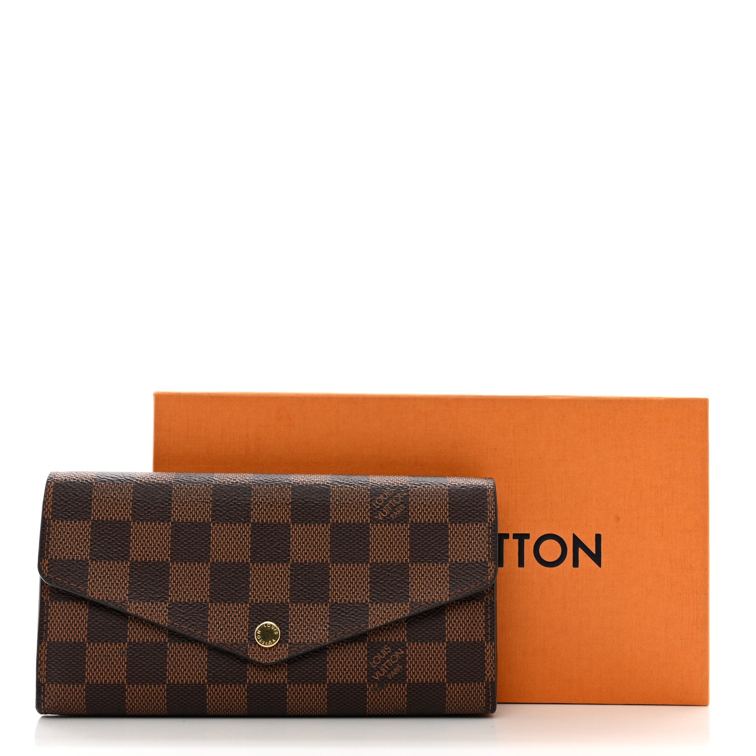 Louis Vuitton Damier Ebene Sarah Wallet NM 8 of 8