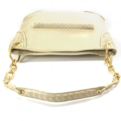 Bottega Veneta Nappa Intrecciato Shoulder Bag Beige 5 of 10