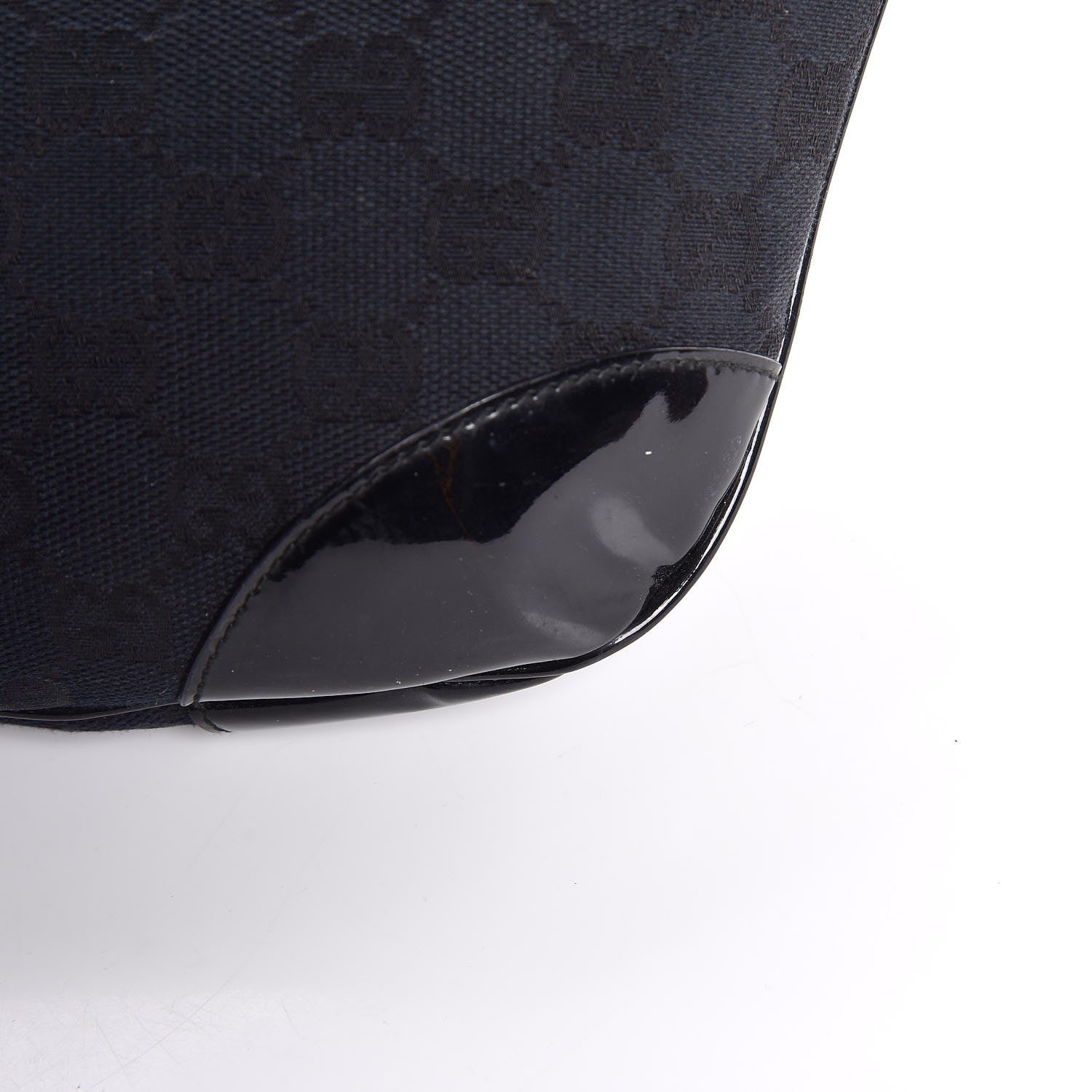 Gucci Monogram Classic Ring Hobo Black 12 of 13