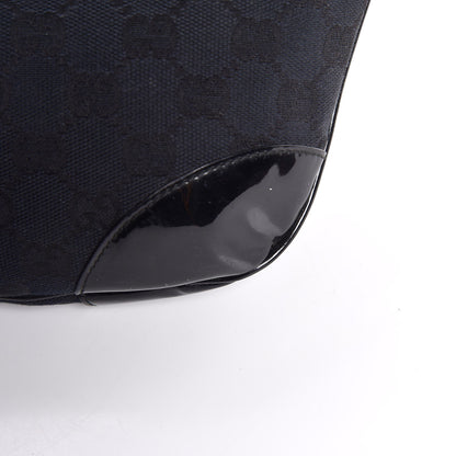 Gucci Monogram Classic Ring Hobo Black 12 of 13