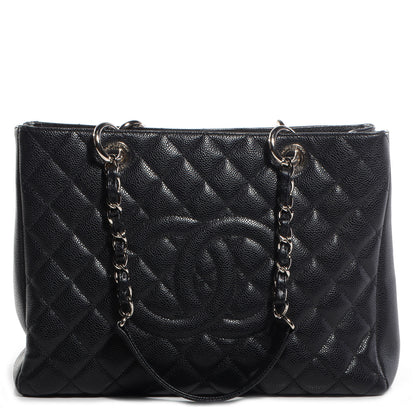 Chanel Caviar Grand Shopping Tote GST Black 1 of 7