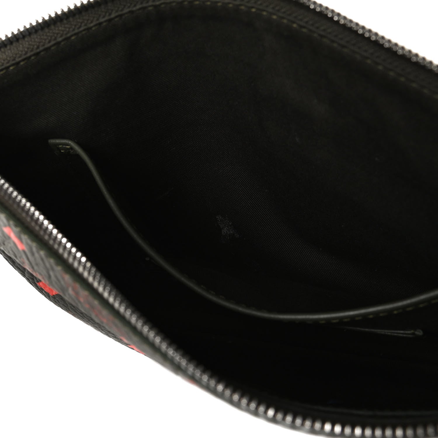 MCM Visetos Stark Wristlet Pouch Winter Moss 8 of 10