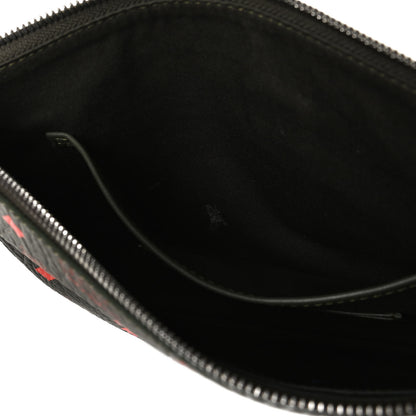 MCM Visetos Stark Wristlet Pouch Winter Moss 8 of 10