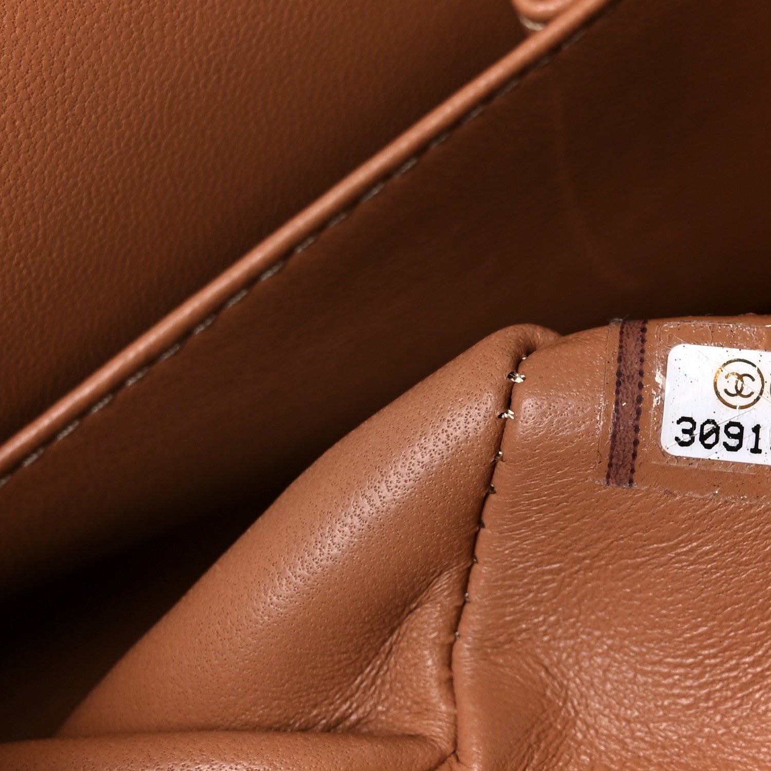 Chanel Lambskin Quilted Medium Double Flap Brown 1822512
