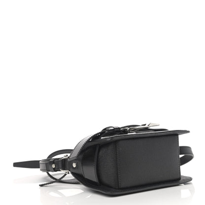 Proenza Schouler Embossed Grained Calfskin Buckle Box Bag Black 4 of 11