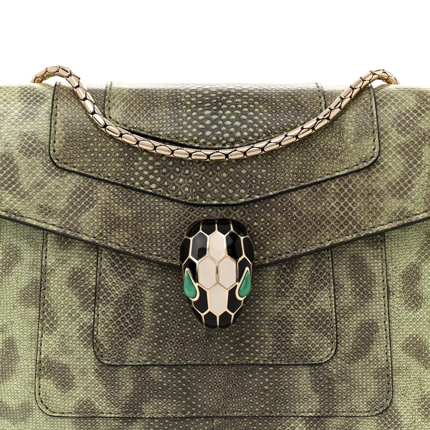 Bulgari Karung Serpenti Forever Crossbody Mint 7 of 10