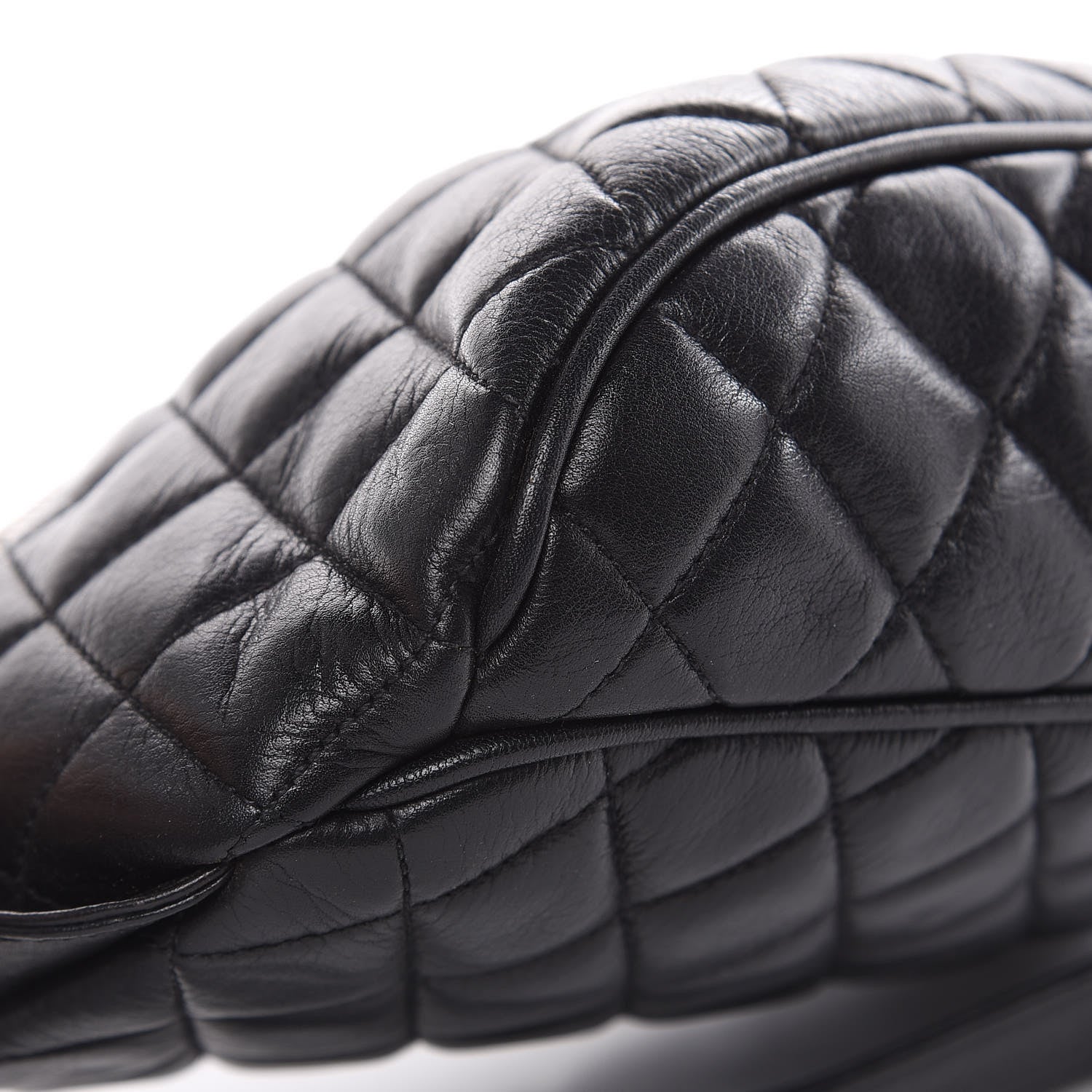 Chanel Calfskin Quilted Waist Bag Black 9 of 12