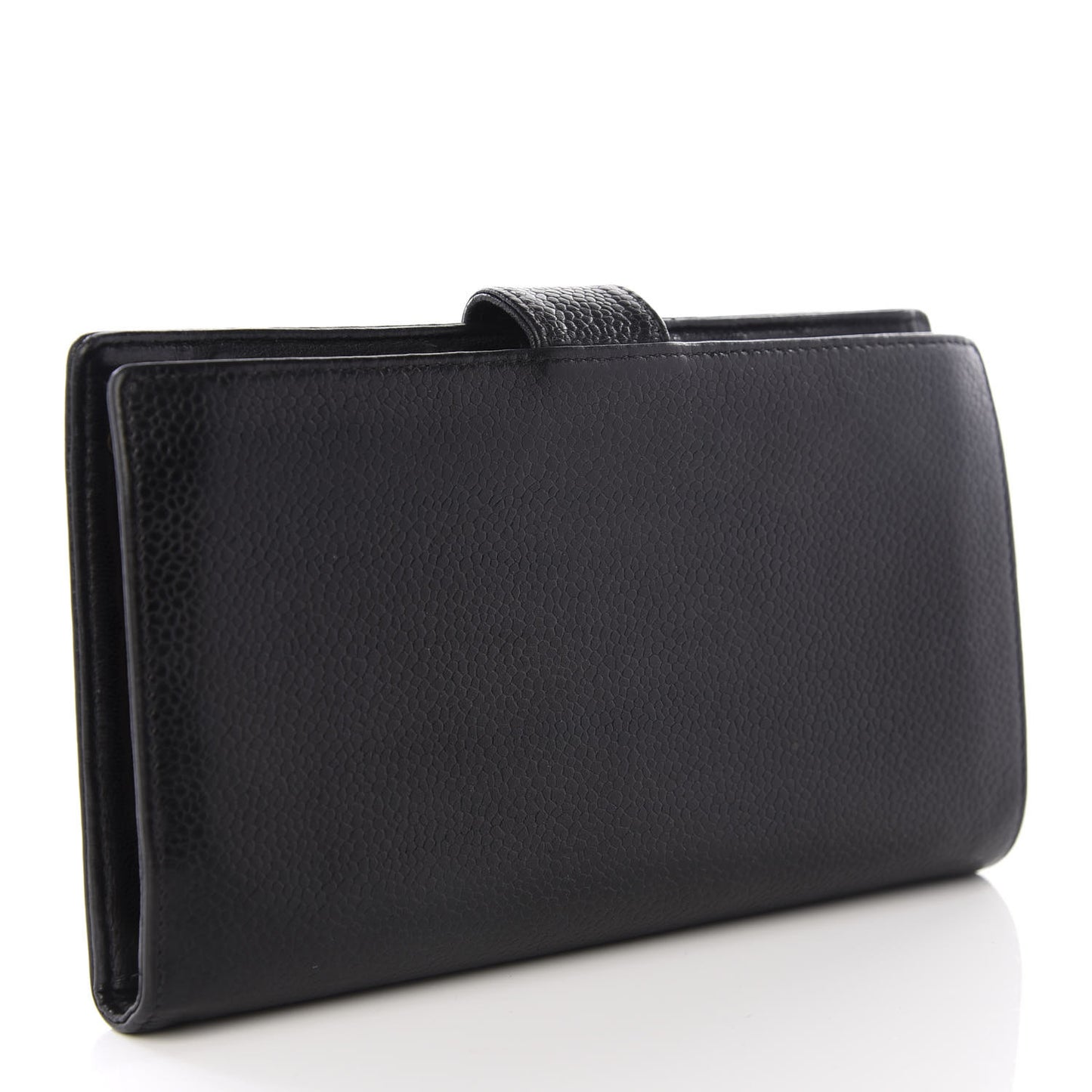 Caviar Timeless CC French Wallet Black