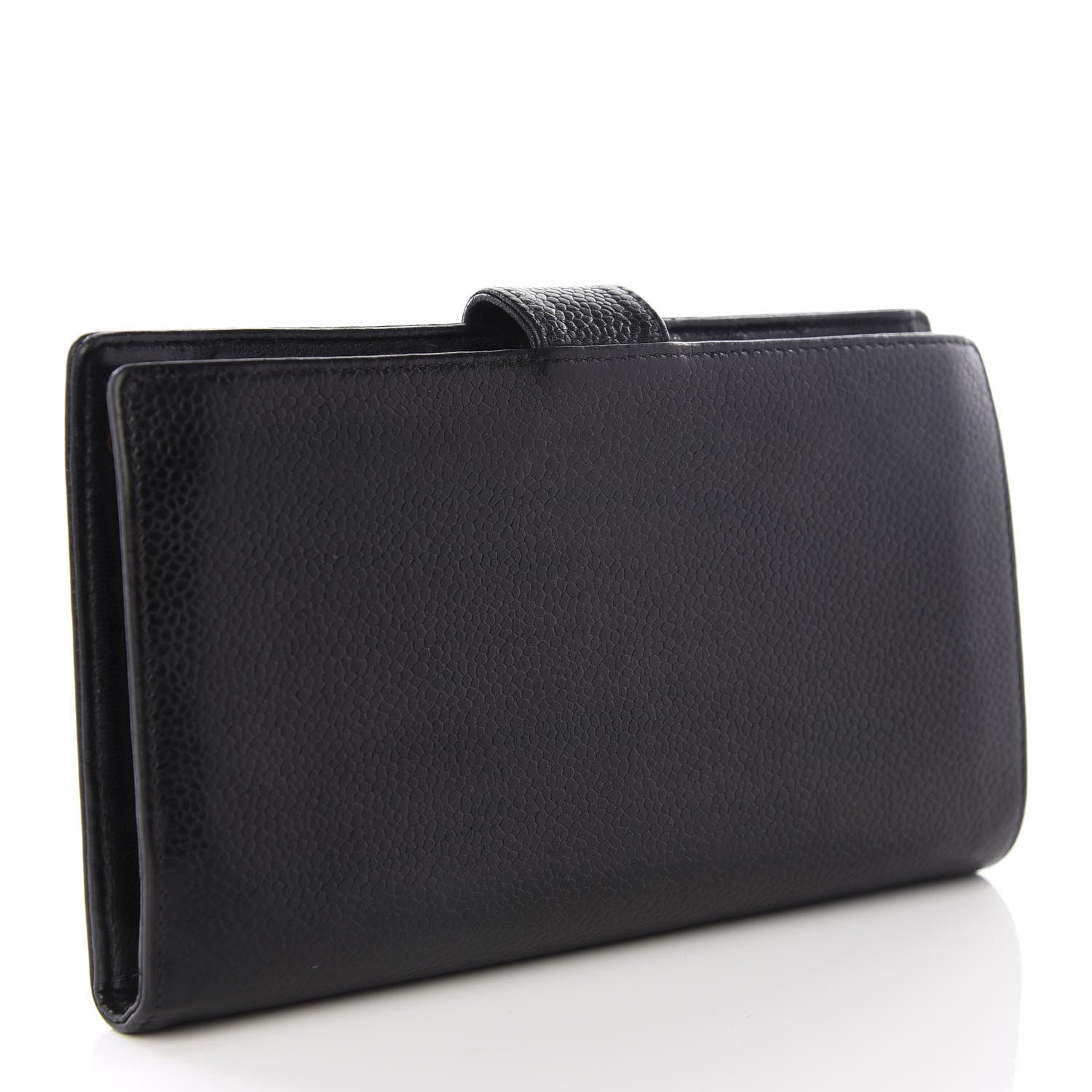 Chanel Caviar Timeless CC French Wallet Black 2 of 10