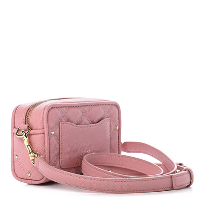 Marc Jacobs Calfskin Quilted Pearl The Softshot 17 Crossbody Pink Rose 2 of 8