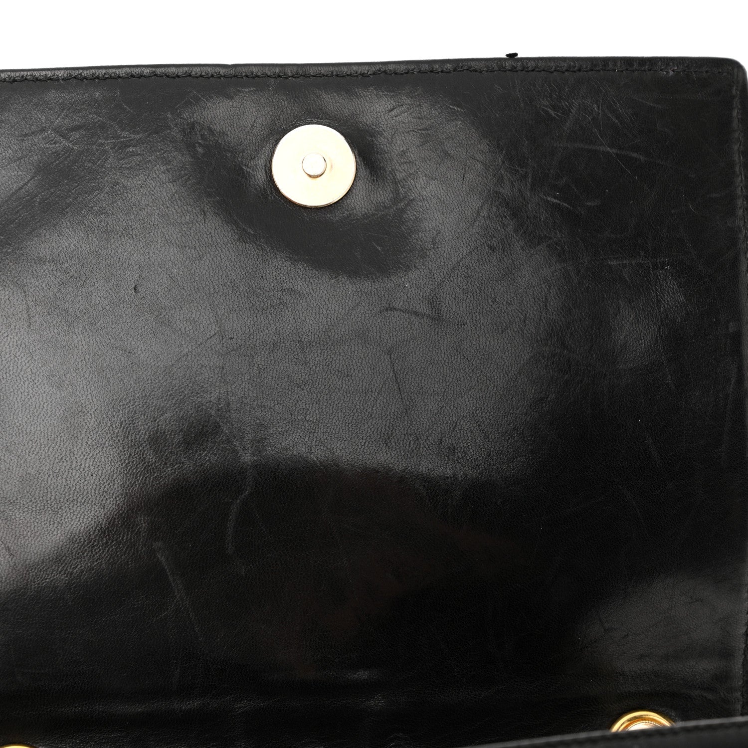 Chanel Lambskin Quilted CC Small Single Flap Black 14 of 19