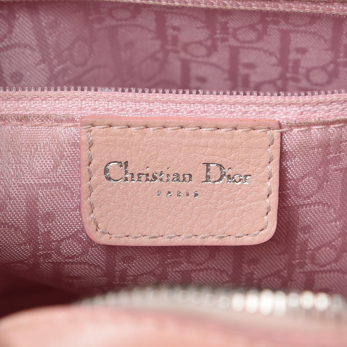 Calfskin Cannage Tote Rose Clair