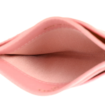 Chanel Iridescent Caviar Quilted Card Holder Rose Pink 5 of 8