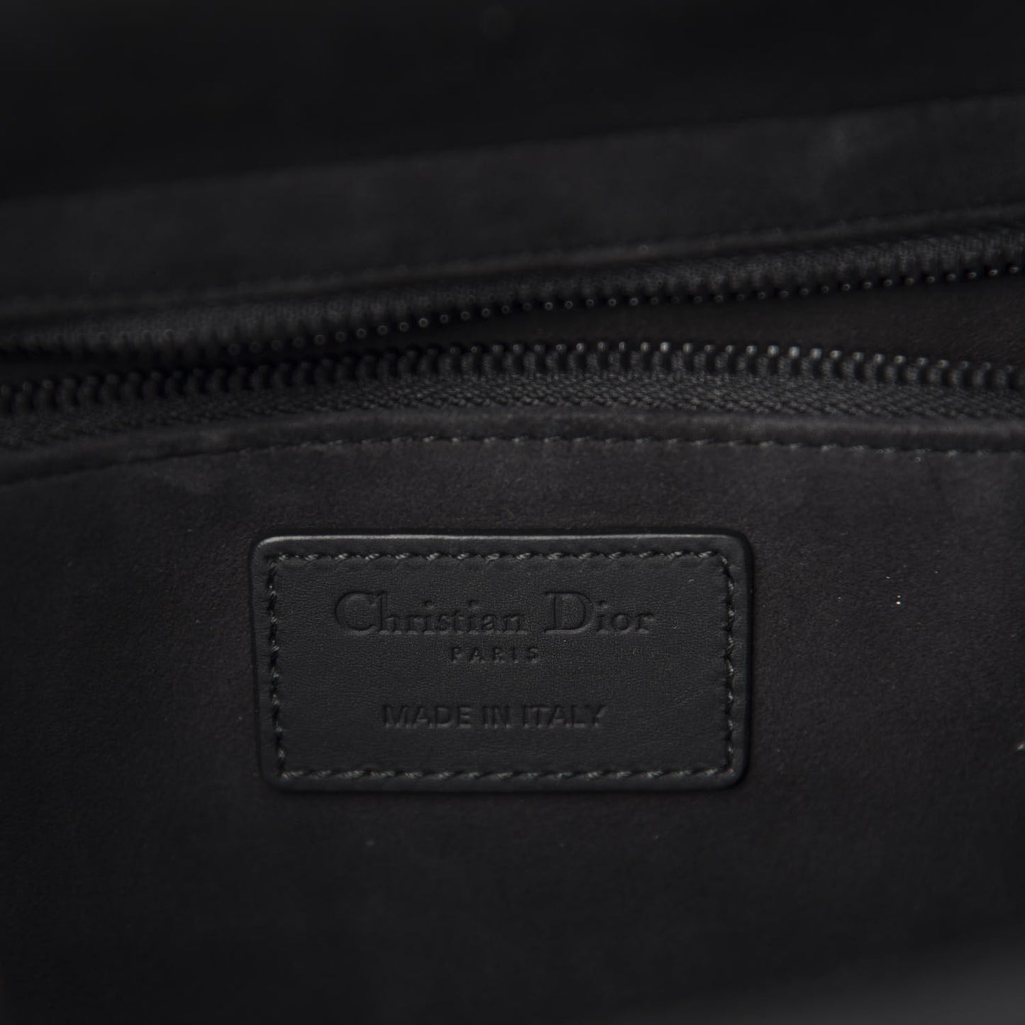 Ultra Matte Calfskin Cannage Large Lady Dior Black
