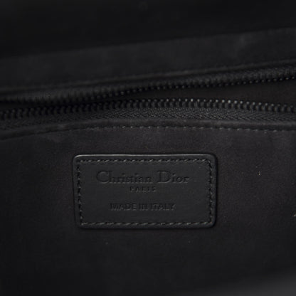 Christian Dior Ultra Matte Calfskin Cannage Large Lady Dior Black 8 of 10
