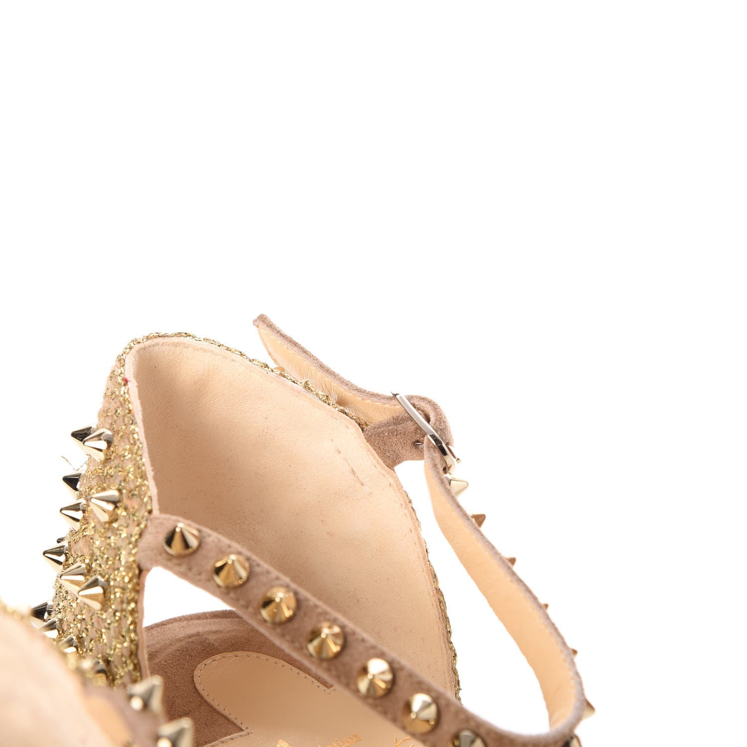 Christian Louboutin Veau Velours Madmonica 60 Platform Sandals 39 Version Cappuccino 8 of 10