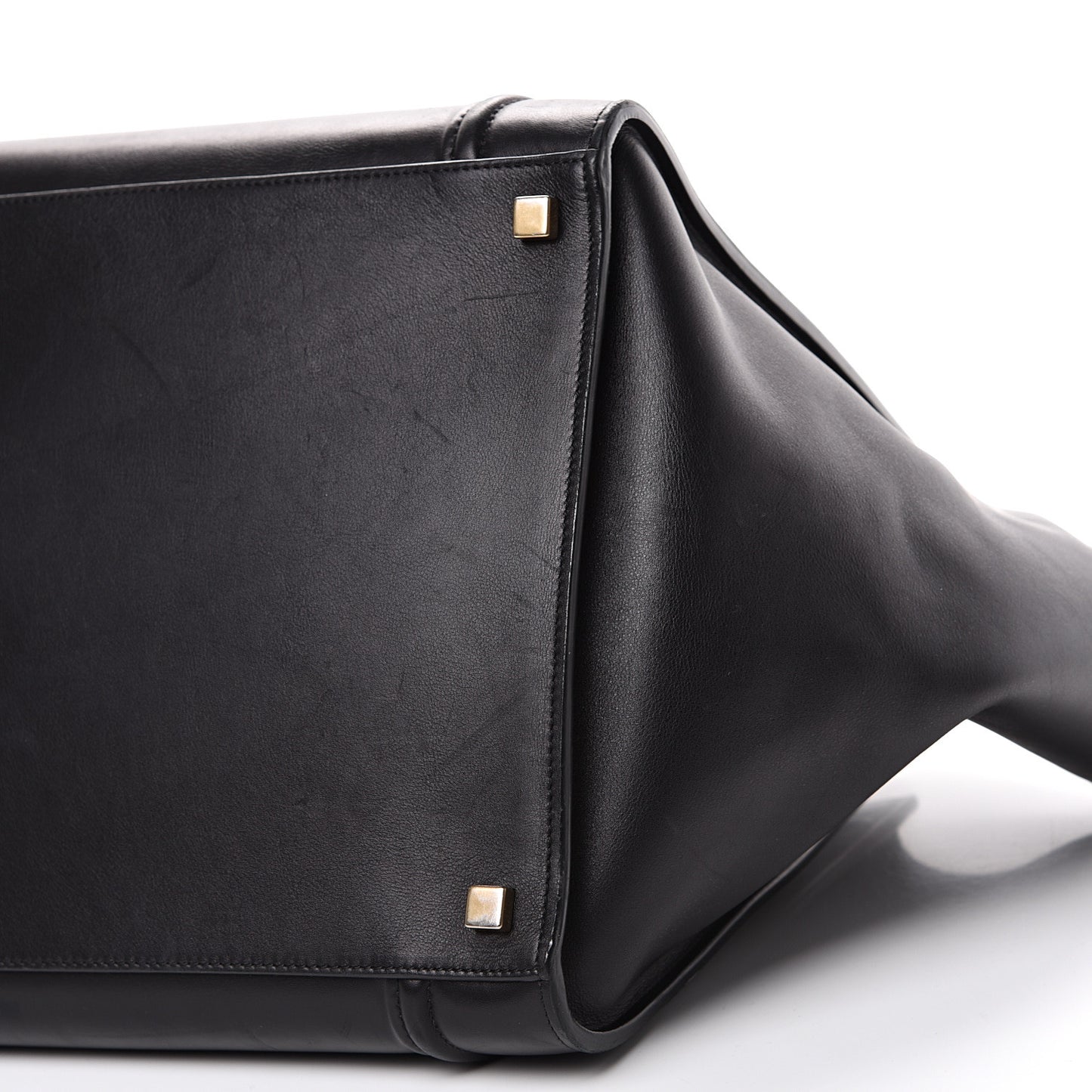 Natural Calfskin Medium Phantom Luggage Black