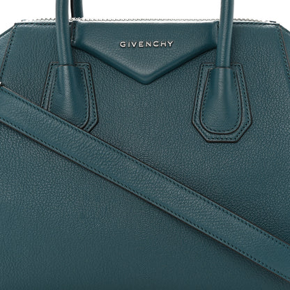 Givenchy Sugar Goatskin Small Antigona Oil Blue 8 of 10