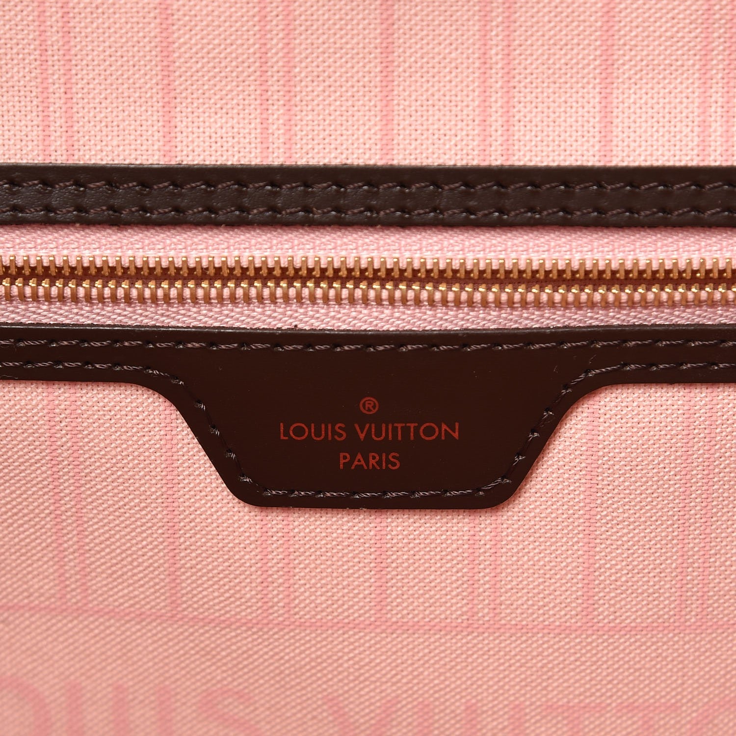 Louis Vuitton Damier Ebene Neo Neverfull MM Rose Ballerine 6 of 8