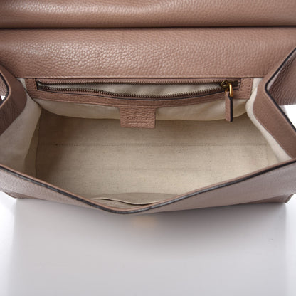 Gucci Calfskin Small Pearly GG Marmont Top Handle Bag Porcelain Rose 6 of 17